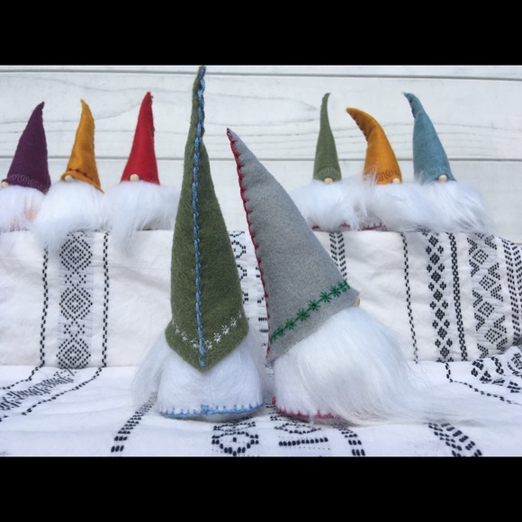 Tomte Gnomes, set of 3, free standing - Picture 7 of 7